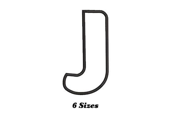 Alphabet Letter J Outline: A Craft Fair Staple