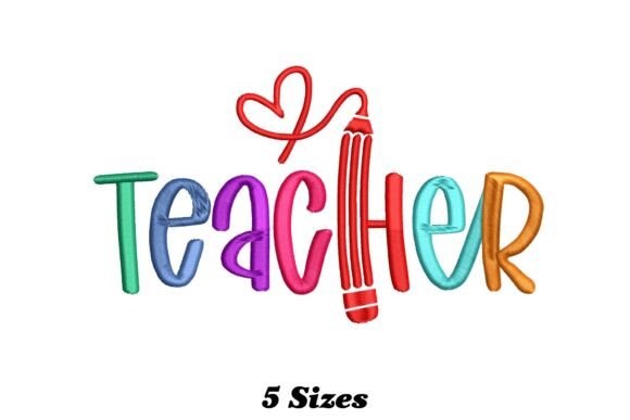 Charming Teacher Embroidery Design Review