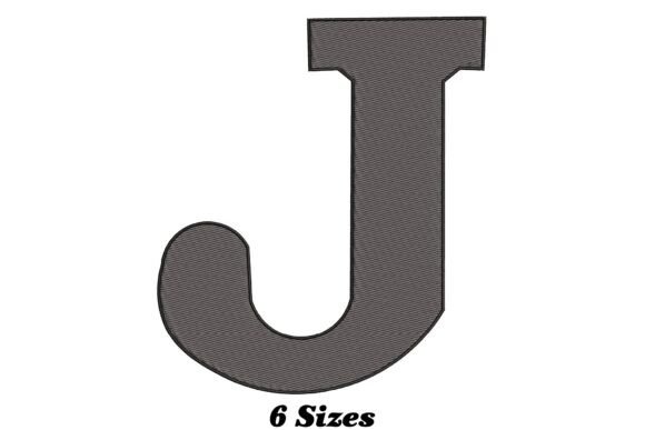 Elegant Letter J: A Craft Fair Embroidery Review