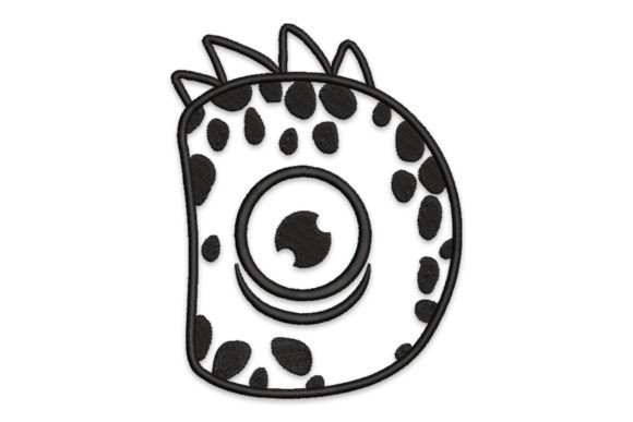 Monster Alphabet Letter D: A Whimsical Touch for Personalized Gifts