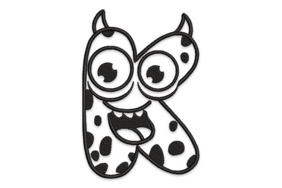Monster Alphabet Letter K: A Designer’s Real-World Embroidery Review