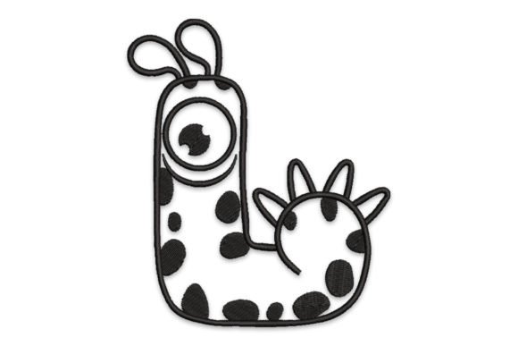 Monster Alphabet Letter L: A Seasonal Embroidery Review