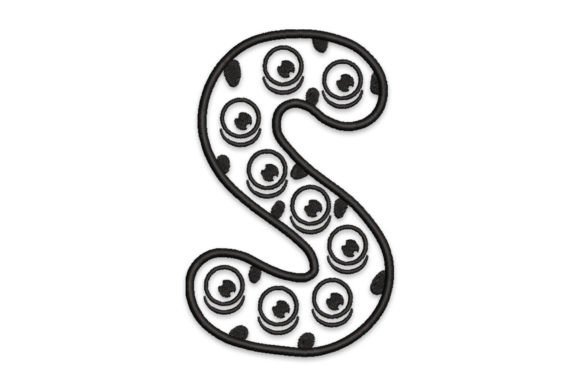 Monster Alphabet Letter S: A Playful Touch for Boutique Apparel