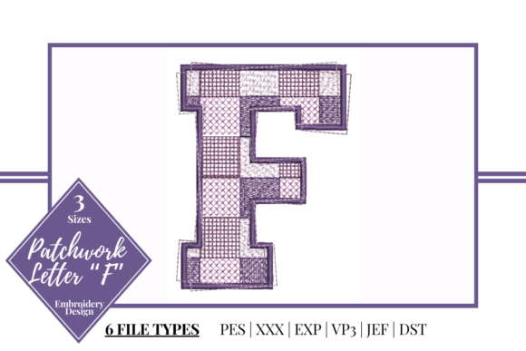 Patchwork Letter F: A Craft Fair Favorite?