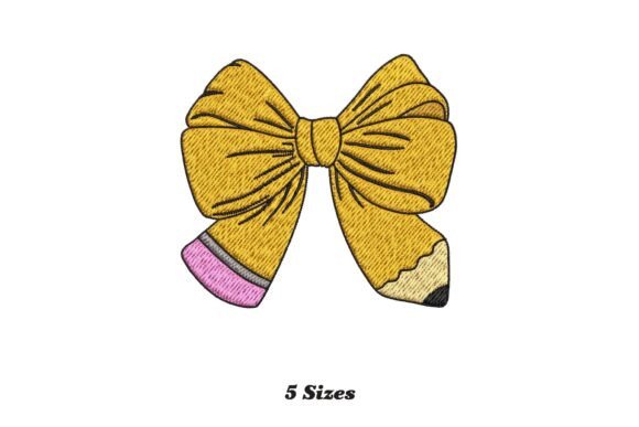 Pencil Coquette Bow Embroidery Design Review